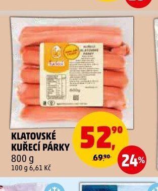 KLATOVSKÉ KUŘECÍ PÁRKY