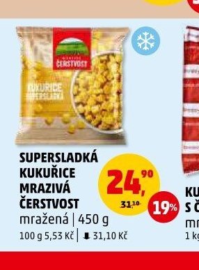 SUPERSLADKÁ KUKUŘICE ČERSTVOST