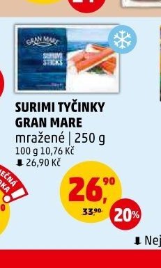 SURIMI TYČINKY GRAN MARE