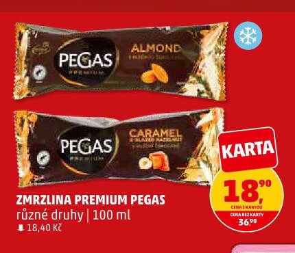 Zmrzlina Premium Pegas různé druhy