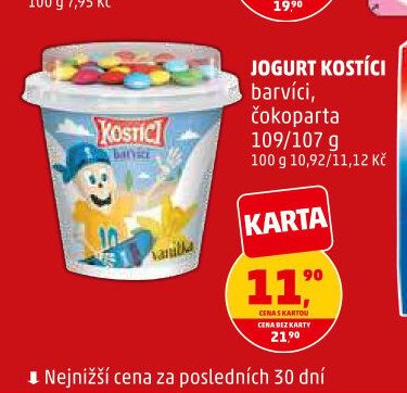Jogurt Kostíci barvíci, čokoparta