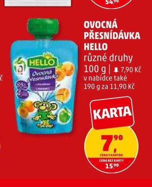 Ovocná přesnídávka Hello