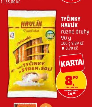 Tyčinky Havlík