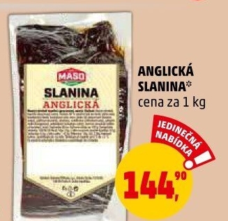 Anglická slanina Maso Příbram