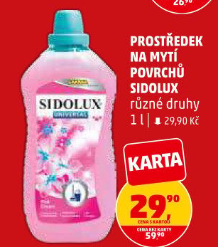 Čistič na podlahy univerzální Sidolux