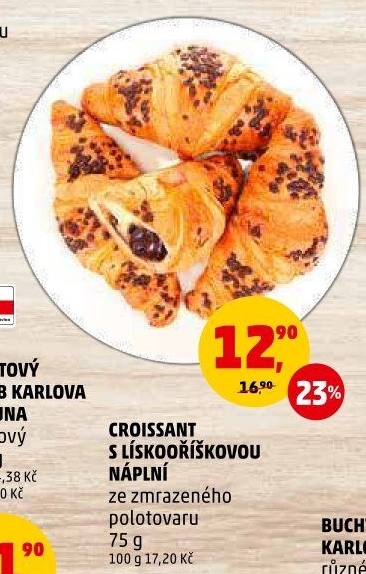 Croissant s náplní