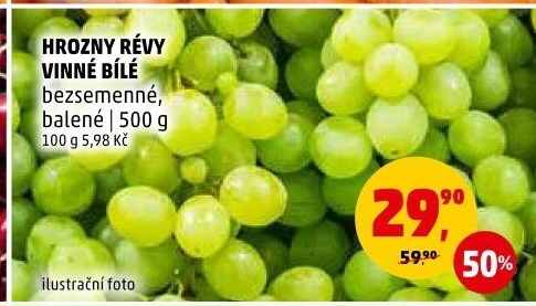 Hrozny bílé bezsemenné