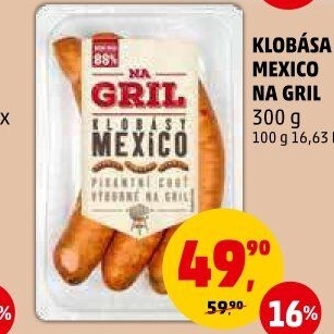 Klobása Mexico Na gril Penny