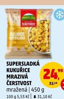 Kukuřice mražená Mrazivá Čerstvost