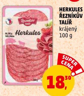 Salám Herkules Řezníkův talíř