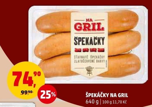 Špekáčky Na gril Penny