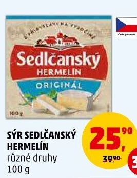 Sýr Hermelín Sedlčanský