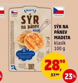 Sýr na pánev Madeta