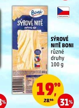 Sýrové nitě Boni