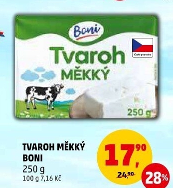 Tvaroh měkký Boni
