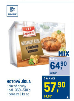 Hotová jídla Apetit