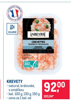 Krevety Labeyrie