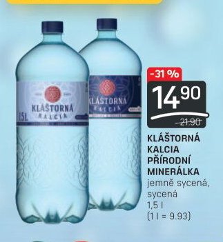 KLÁŠTORNÁ KALCIA PŘÍRODNÍ MINERÁLKA