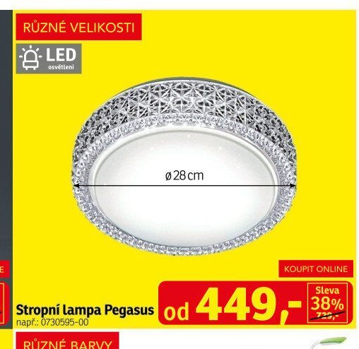 Stropní lampa Pegasus