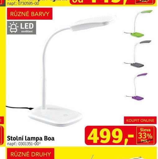 Stolní lampa Boa