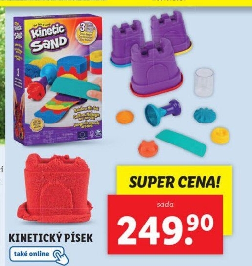 Kinetický písek Kinetic Sand Spin Master