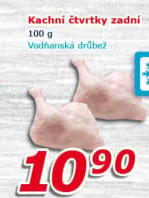 Kachní čtvrtky mražené Vodňanské kuře