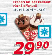 Nanuk kornout Kit Kat Nestlé