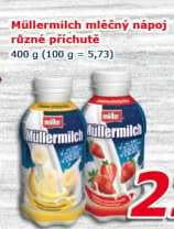 Nápoj mléčný Müllermilch Müller