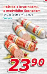 Paštika s brusinkami Váhala