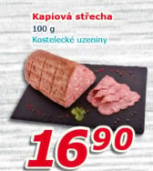 Střecha kapiová Kostelecké uzeniny