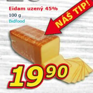 Sýr Eidam uzený 45%