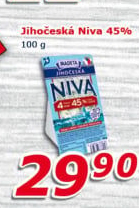Sýr Niva Jihočeská 45% Madeta