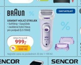 BRAUN DÁMSKÝ HOLICÍ STROJEK
