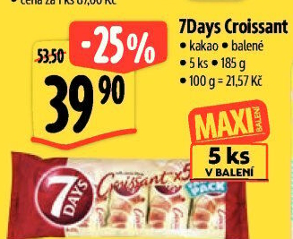 Croissant Family Pack 7 days