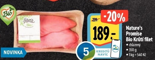Krůtí filet bio Nature'