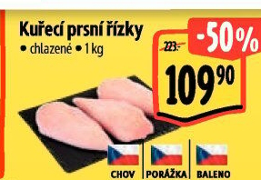 Kuřecí prsní řízky