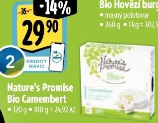 Sýr Camembert bio Nature'