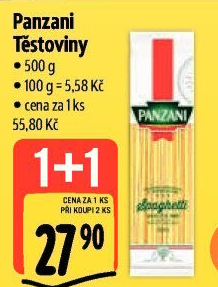 Těstoviny Panzani