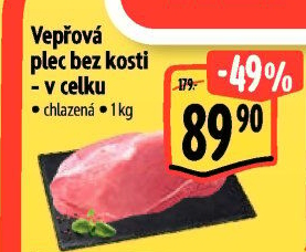 Vepřová plec bez kosti