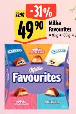 Bonboniéra Pralinky Favourites Milka