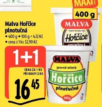 Hořčice plnotučná Malva