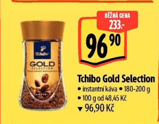 Instantní káva Tchibo Gold Selection
