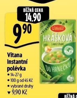 Instantní polévky Vitana