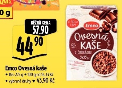 Kaše ovesná Emco