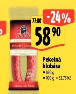 Klobása pekelná Kmotr