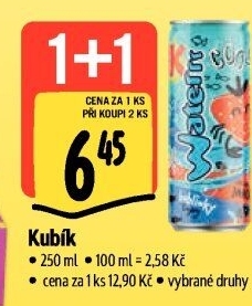 Nápoje Kubík