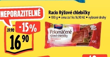 Rýžové chlebíčky Racio