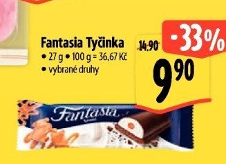 Tyčinka Fantasia Danone