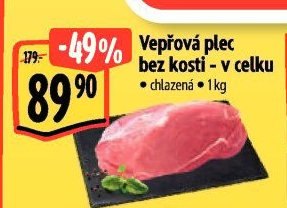 Vepřová plec bez kosti