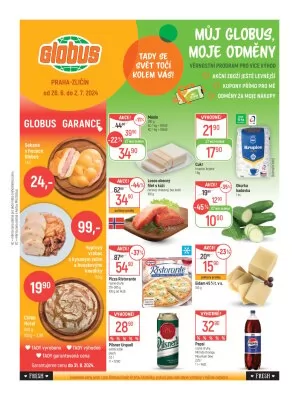 akční leták Globus 26.6.2024-2.7.2024